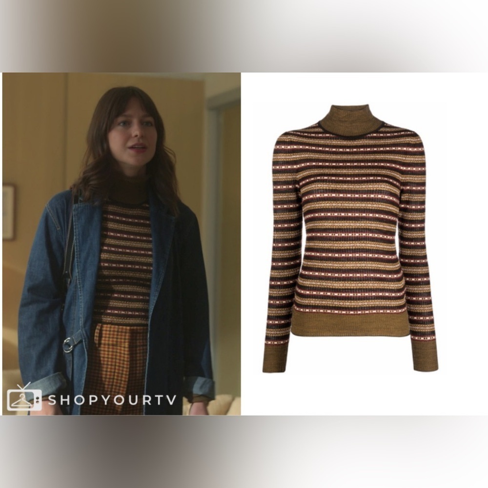 Ulla Johnson Merino Wool Bridget Turtleneck Sweater Brown Women’s Size XS Luxury - Picture 3 of 10